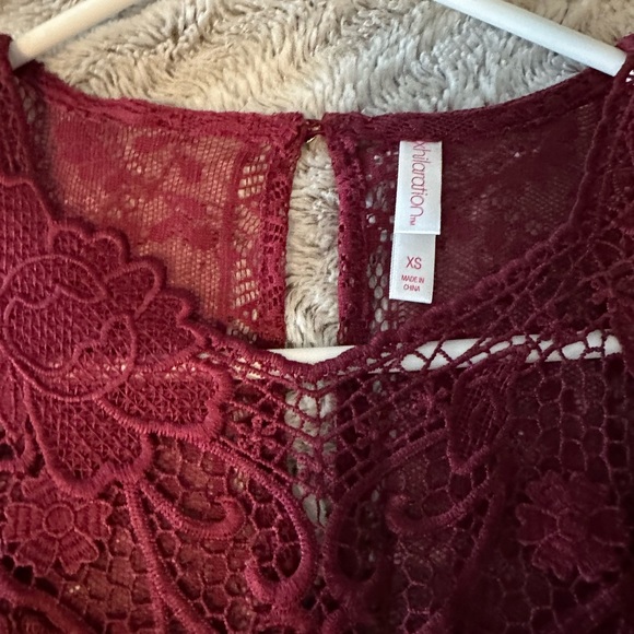 Maroon beach dress - Picture 2 of 4